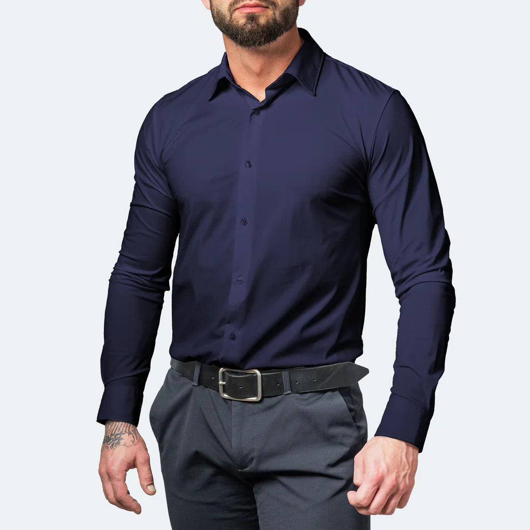 The "Infinite" Performance Shirt | 4-Way Stretch & Zero-Iron ( Buy 2 Get Free Shipping )