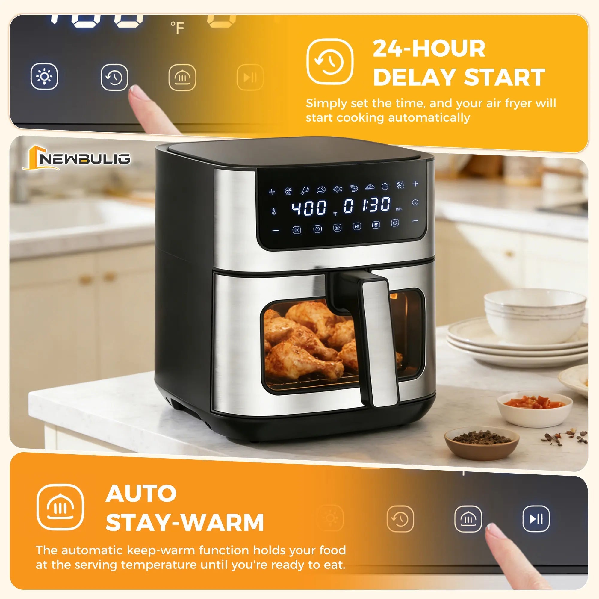 ClearView Pro Air Fryer Oven