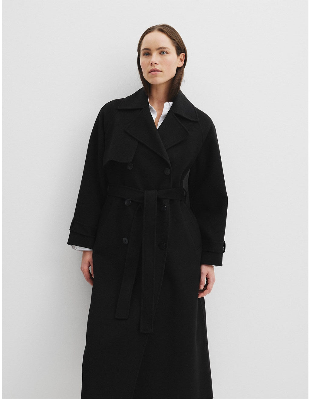 Elegant Brown Trench Coat