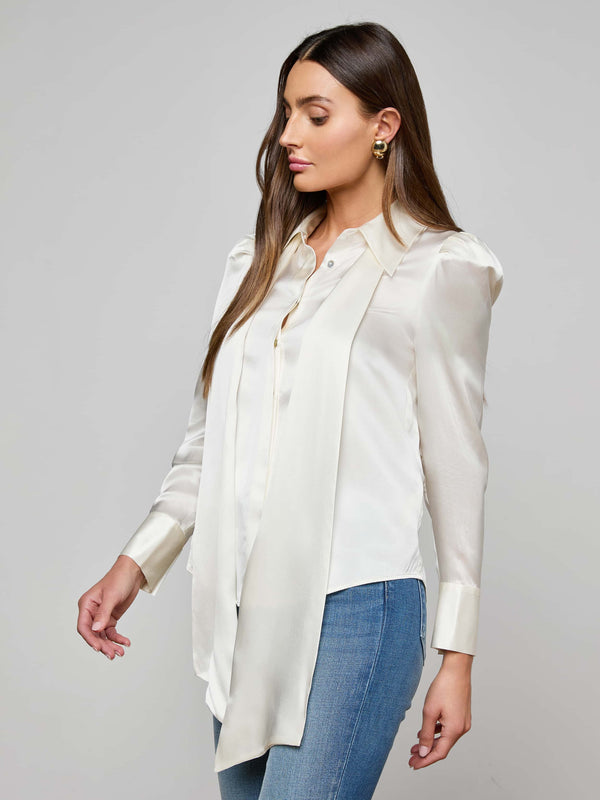 Honey Silk Elegant Blouse