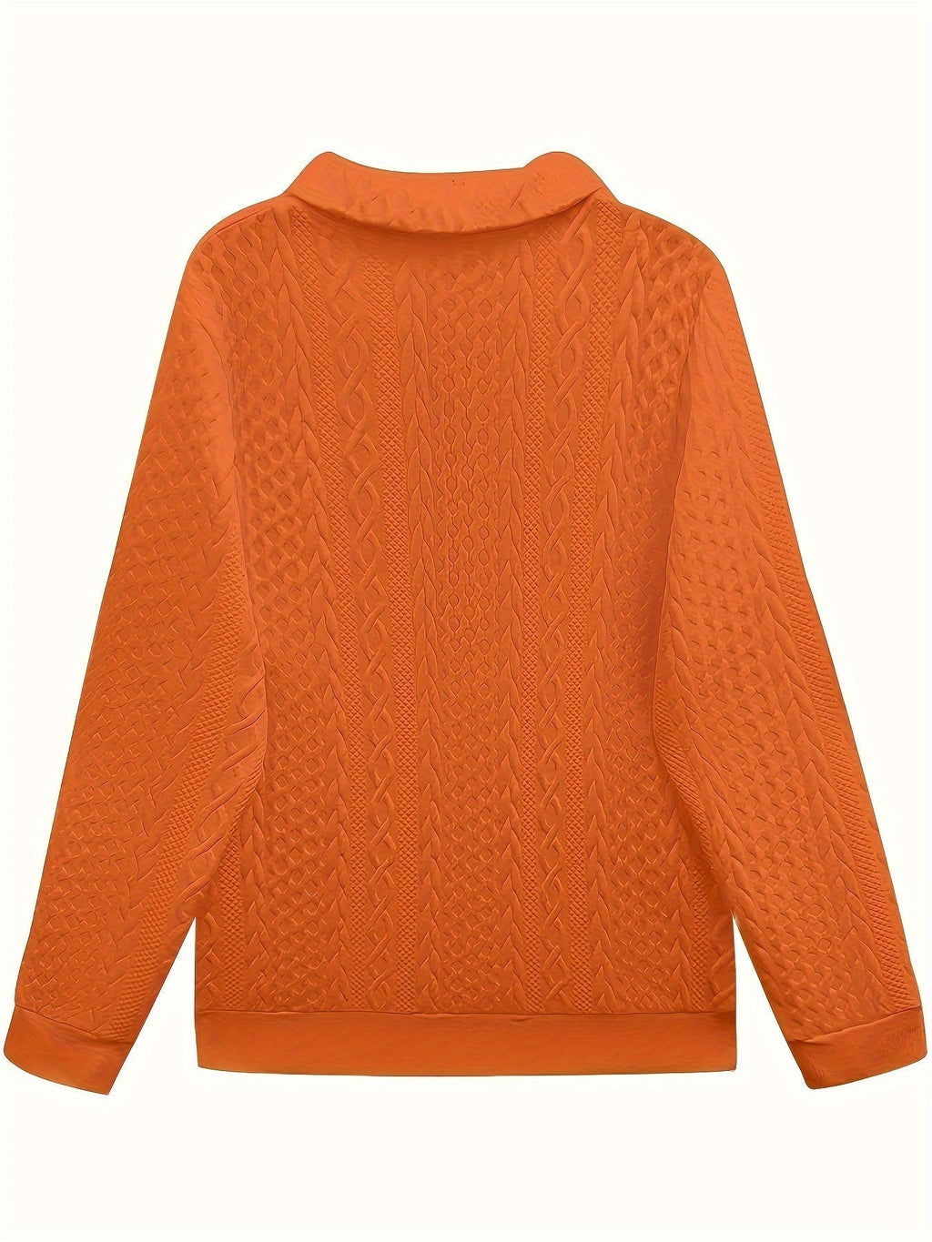 Elegant Long Sleeve Zipper Pocket Sweatshirt